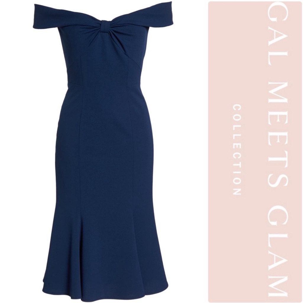 Gal Meets Glam Tyler Off The Shoulder Dress